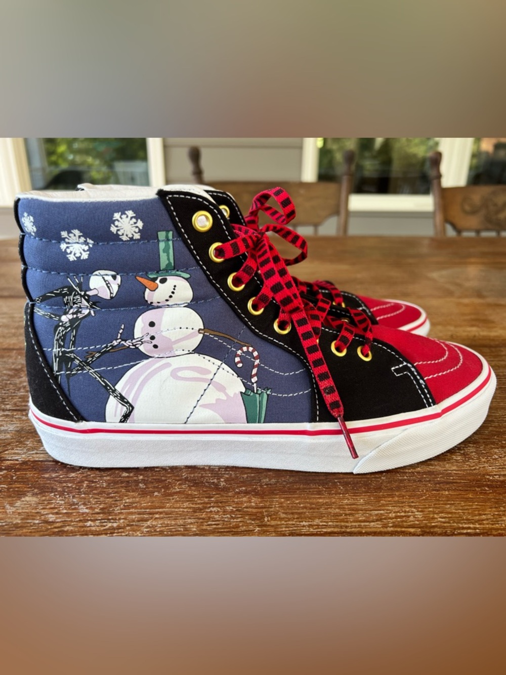Vans x Disney Nightmare Before Christmas Sk8-Hi Christmastown Shoes Sz M9.5 W11